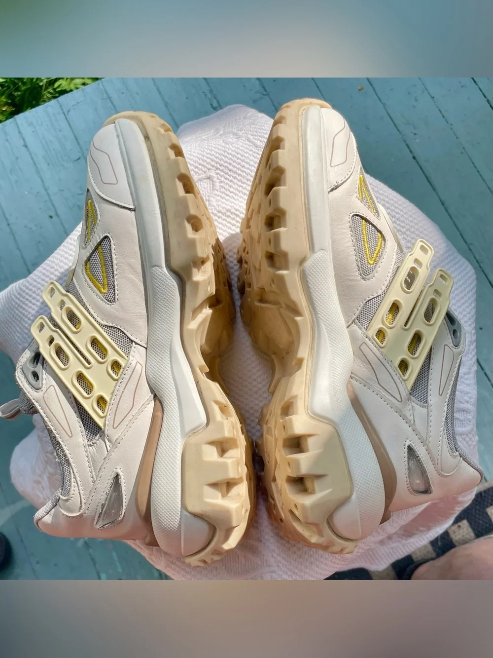 Axel Arigato Marathon R-Tic Mesh & Leather Sneakers Size 6